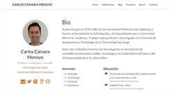 Desktop Screenshot of carloscamara.es